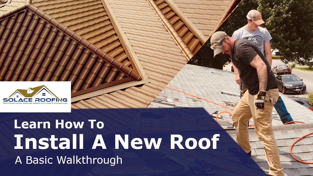 how to install a new roof