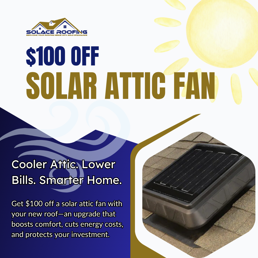 $100 Off Solar Attic Fan $100 off solar attic fan