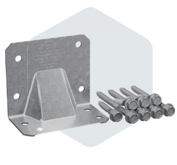 Hurricane gusset clips