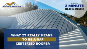 What it really means to be a gaf certified roofer