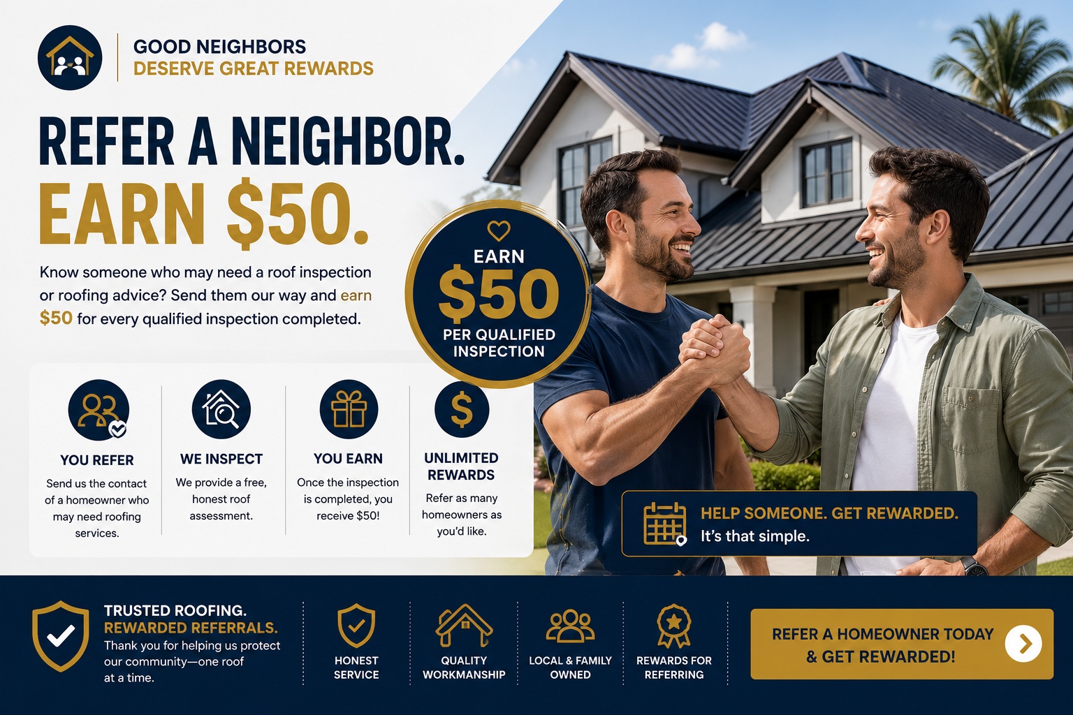 Referral Refer a friend to earn 50