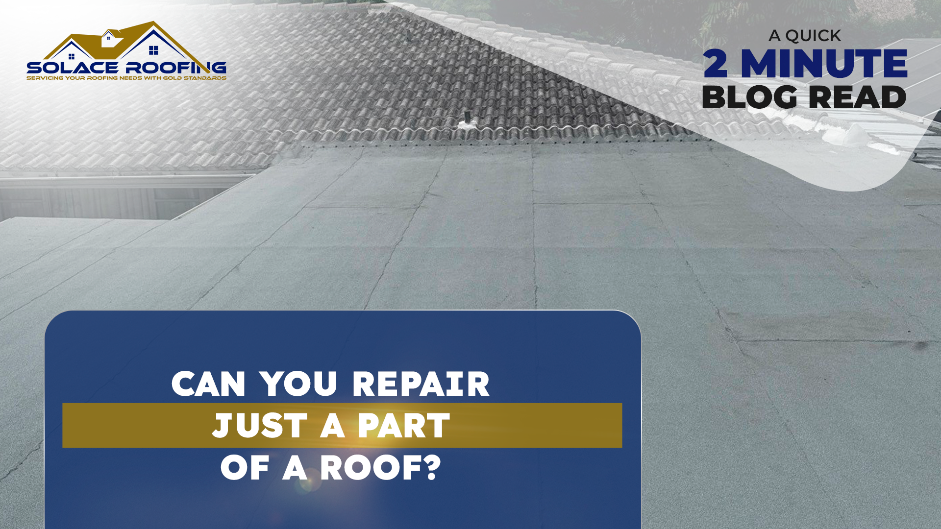 Partial roof repair