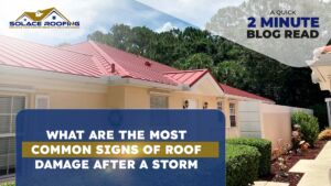 What Are The Most Common Signs Of Roof Damage After A Storm Roof storm damage