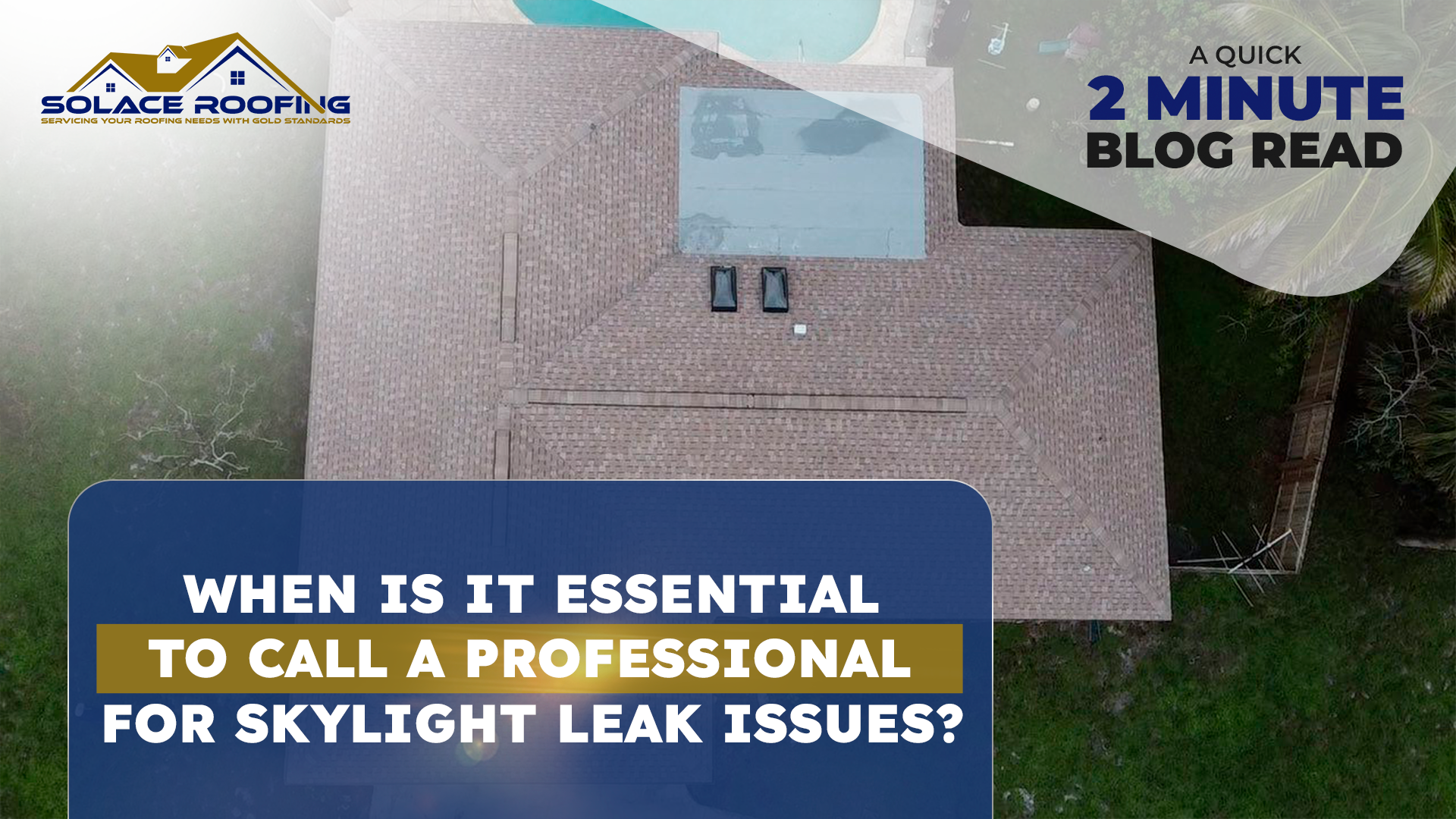 Skylight leak repair
